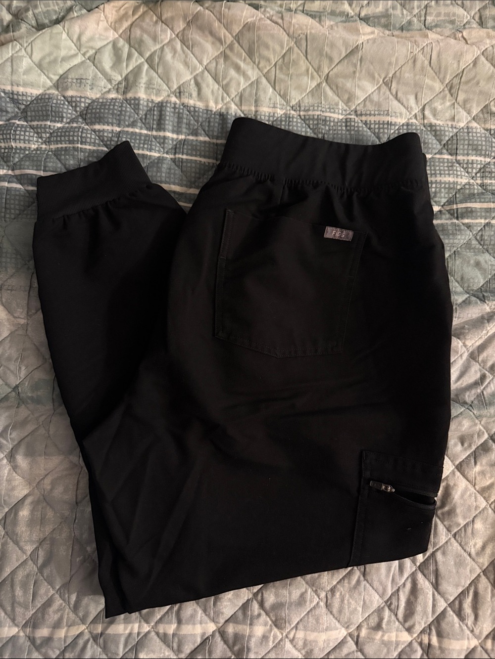 Women’s Black High Waisted Zamora Jogger Scrub Pants